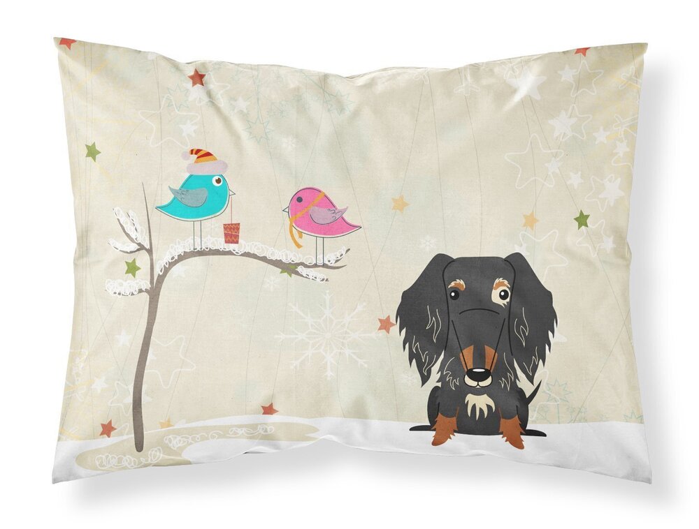 4091 BB2600PILLOWCASE Between Friends Dachshund - Wire - Dapple Fabric